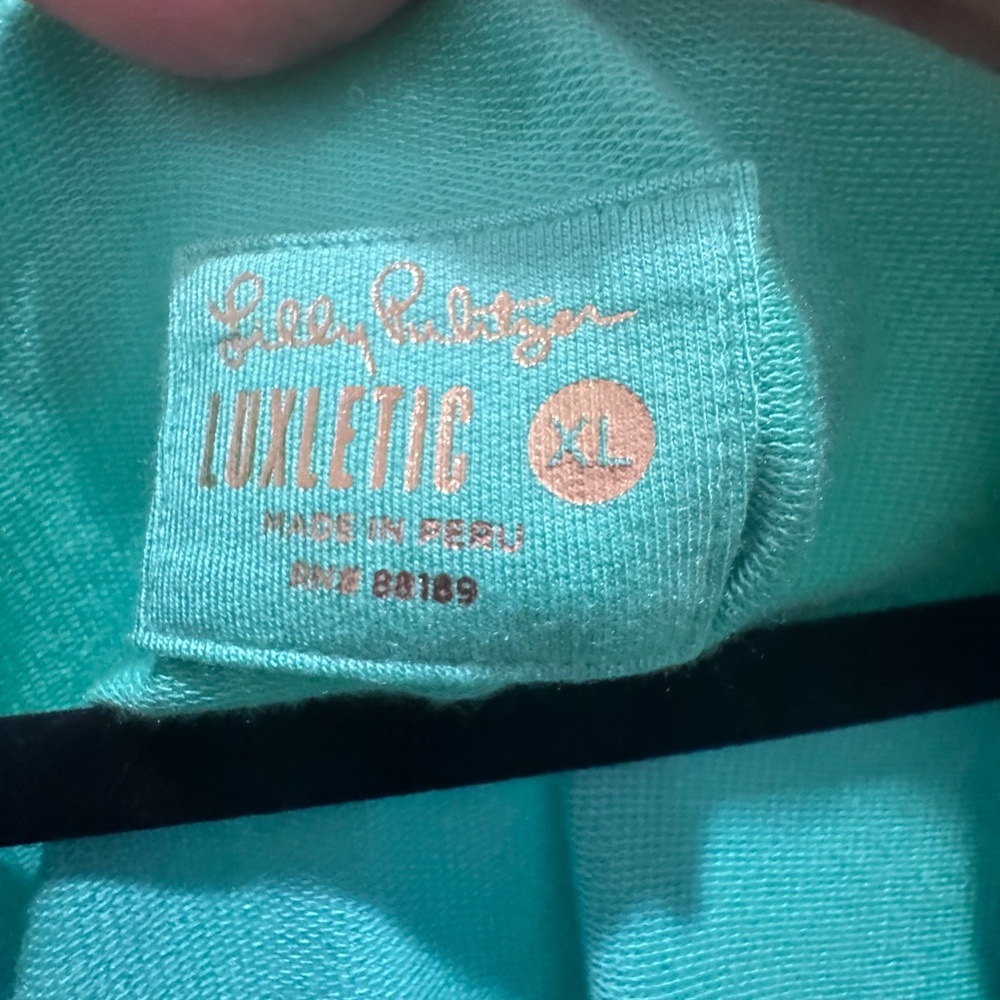 Lilly Pulitzer Luxletic Aqua Apparel - Picture 2 of 6